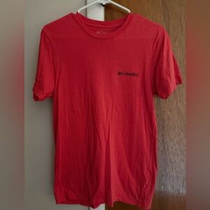Columbia Vibrant Red Crew Neck Tee